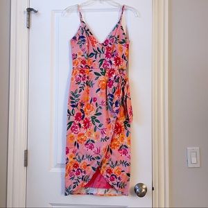 Revolve Lovers + Friends Midi Orchid Dress Sunset